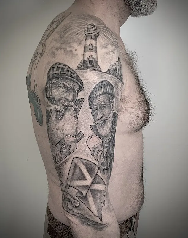 Golden Mirror Tattoo